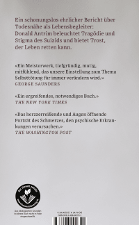 Zusatzmaterial 9783498001711 U4 von An einem Freitag im April: Eine Geschichte von Suizid und Überleben von Donald Antrim