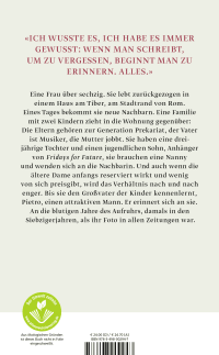 Zusatzmaterial 9783498002947 U4 von Sprich mit mir von Lidia Ravera