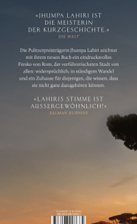 Zusatzmaterial 9783498003685 U4 von Das Wiedersehen: Römische Geschichten von Jhumpa Lahiri