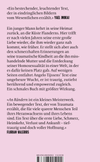 Zusatzmaterial 9783498004002 U4 von An Rändern von Angelo Tijssens