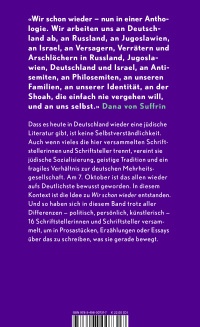 Zusatzmaterial 9783498007317 U4 von Wir schon wieder: 16 jüdische Erzählungen