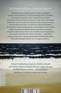 Zusatzmaterial 9783499008856 U4 von Ein Sommer in Niendorf: Roman von Heinz Strunk