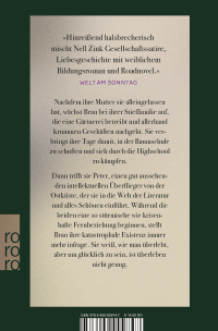 Zusatzmaterial 9783499009747 U4 von Avalon: Roman von Nell Zink