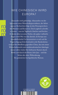 Zusatzmaterial 9783499010446 U4 von Wenn die Chinesen Rügen kaufen, dann denkt an mich von Friedrich Christian Delius