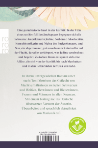 Zusatzmaterial 9783499013621 U4 von  Tar Baby von Toni Morrison