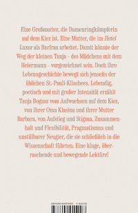 Zusatzmaterial 9783499015403 U4 von Das Mädchen mit dem Heiermann: Großwerden auf St. Pauli von Tanja Bogusz