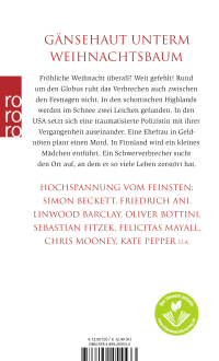 Zusatzmaterial 9783499255533 U4 von Tödliche Gaben: Die spannendsten Weihnachtskrimis