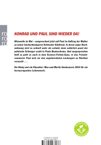 Zusatzmaterial 9783499268076 U4 von Konrad & Paul: Raumstation Sehnsucht von Ralf König