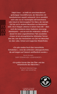 Zusatzmaterial 9783499273346 U4 von Krass von Martin Mosebach