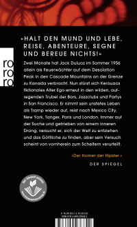 Zusatzmaterial 9783499276842 U4 von Engel der Trübsal von Jack Kerouac