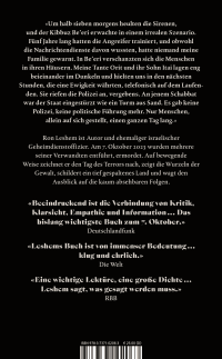 Zusatzmaterial 9783737102063 U4 von Feuer: Israel und der 7. Oktober von Ron Leshem