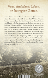 Zusatzmaterial 9783805200684 U4 von EIFEL WOMEN: The Vixen's House (Vol. I) von Brigitte Riebe