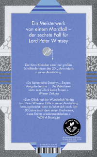 Zusatzmaterial 9783805200790 U4 von Fünf falsche Fährten von Dorothy L. Sayers