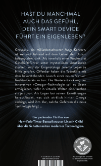 Zusatzmaterial 9783805201070 U4 von Omega: Das System kontrolliert dich von Lincoln Child