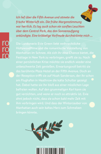 Zusatzmaterial 9783499019302 U4 von Das kleine Wunder im Central Park von Julie Caplin