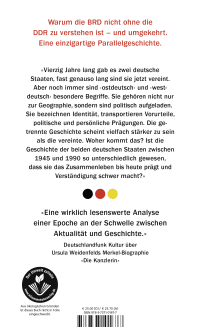 Zusatzmaterial 9783737101677 U4 von Das doppelte Deutschland: Eine Parallelgeschichte, 1949 – 1990 von Ursula Weidenfeld