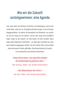 Zusatzmaterial 9783737100601 U4 von Abschied vom Abstieg: Eine Agenda für Deutschland von Herfried Münkler, Marina Münkler
