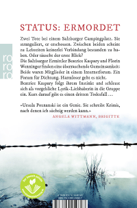 Zusatzmaterial 9783499259807 U4 von Blinde Vögel von Ursula Poznanski