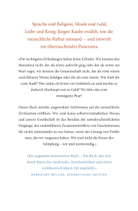 Zusatzmaterial 9783871348006 U4 von Die Anfänge von allem von Jürgen Kaube