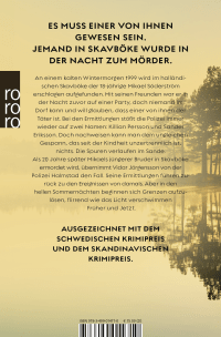 Zusatzmaterial 9783499014710 U4 von Wenn die Nacht endet von Christoffer Carlsson