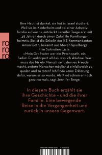Zusatzmaterial 9783499613272 U4 von Amon: Mein Großvater hätte mich erschossen von Jennifer Teege, Nikola Sellmair