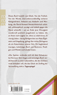 Zusatzmaterial 9783499273131 U4 von Vierzig Leben von Navid Kermani