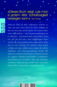 Zusatzmaterial 9783499631092 U4 von Schlaf gut!: Das Geheimnis erholsamer Nachtruhe von Guy Meadows