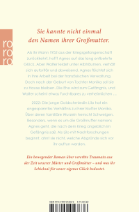 Zusatzmaterial 9783499013836 U4 von Frag nicht nach Agnes  von Valerie Jakob