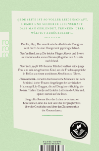 Zusatzmaterial 9783499257483 U4 von Transatlantik von Colum McCann