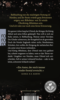 Zusatzmaterial 9783499006159 U4 von Der Herr der Schlacht von Bernard Cornwell