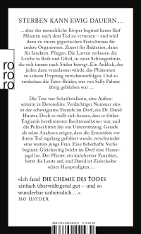 Zusatzmaterial 9783499241970 U4 von Die Chemie des Todes von Simon Beckett