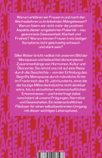 Zusatzmaterial 9783499018107 U4 von Freie Tage: Die feministische Kraft der Menopause von Silke Weber
