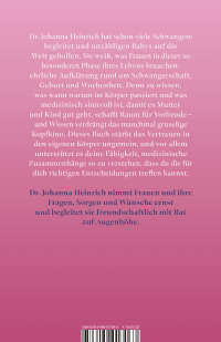Zusatzmaterial 9783499017063 U4 von Glücklich schwanger: Dein Wegweiser für eine entspannte Schwangerschaft von Johanna Heinrich