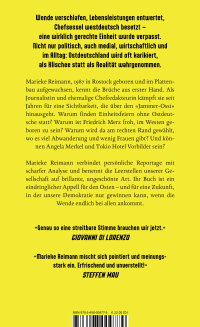 Zusatzmaterial 9783498009779 U4 von Zweite Wende: Warum Ostdeutschland uns alle angeht von Marieke Reimann