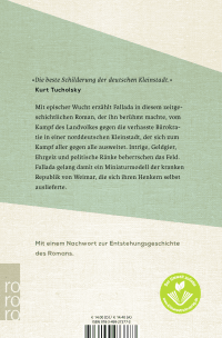Zusatzmaterial 9783499273773 U4 von Bauern, Bonzen und Bomben von Hans Fallada
