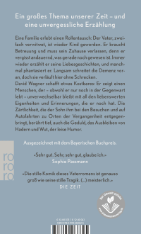 Zusatzmaterial 9783499268625 U4 von Der vergessliche Riese von David Wagner