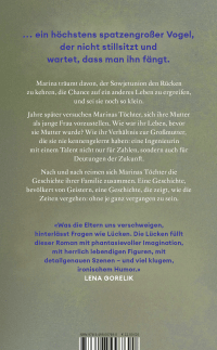 Zusatzmaterial 9783498007690 U4 von Eine Chance ist ein höchstens spatzengroßer Vogel von Yulia Marfutova