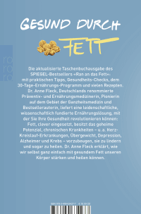 Zusatzmaterial 9783499634277 U4 von Ran an das Fett - Das Praxisbuch: Mit Rezepten, Tipps und Gesundheits-Checks von Anne Fleck