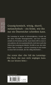 Zusatzmaterial 9783499238826 U4 von Lemmings Himmelfahrt: Lemmings zweiter Fall von Stefan Slupetzky