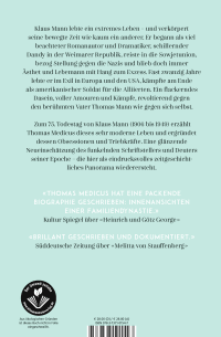 Zusatzmaterial 9783737101547 U4 von Klaus Mann: Ein Leben von Thomas Medicus