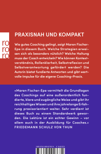 Zusatzmaterial 9783499017674 U4 von Coaching: Miteinander Ziele erreichen von Maren Fischer-Epe
