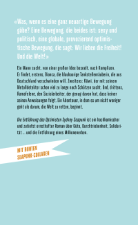 Zusatzmaterial 9783498058500 U4 von Die Entführung des Optimisten Sydney Seapunk von Andreas Stichmann