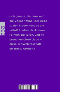 Zusatzmaterial 9783499006753 U4 von Ich hasse Männer von Pauline Harmange