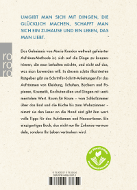Zusatzmaterial 9783499633812 U4 von Das große Magic-Cleaning-Buch: Über das Glück des Aufräumens von Marie Kondo