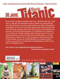 Zusatzmaterial 9783871347474 U4 von Titanic: Das Erstbeste aus 30 Jahren: Das endgültige Satirebuch