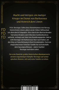 Zusatzmaterial 9783499018947 U4 von Berengar: Ich bin Barbarossas Klinge von Michael Römling