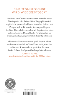 Zusatzmaterial 9783498002077 U4 von Der schöne Deutsche: Das Leben des Gottfried von Cramm von Jens Nordalm