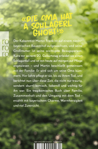 Zusatzmaterial 9783499011269 U4 von Oma, ich fahr schon mal den Rollstuhl vor!: Als ich vom Enkel zum Pfleger wurde von Martin Frank