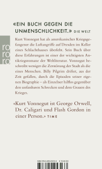 Zusatzmaterial 9783499253133 U4 von Schlachthof 5: oder Der Kinderkreuzzug von Kurt Vonnegut
