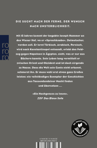Zusatzmaterial 9783499274275 U4 von Der Hammer: Roman von Dirk Stermann